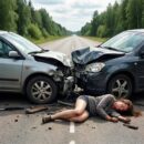 В Тверской области при столкновении легковых автомобилей пострадала женщина